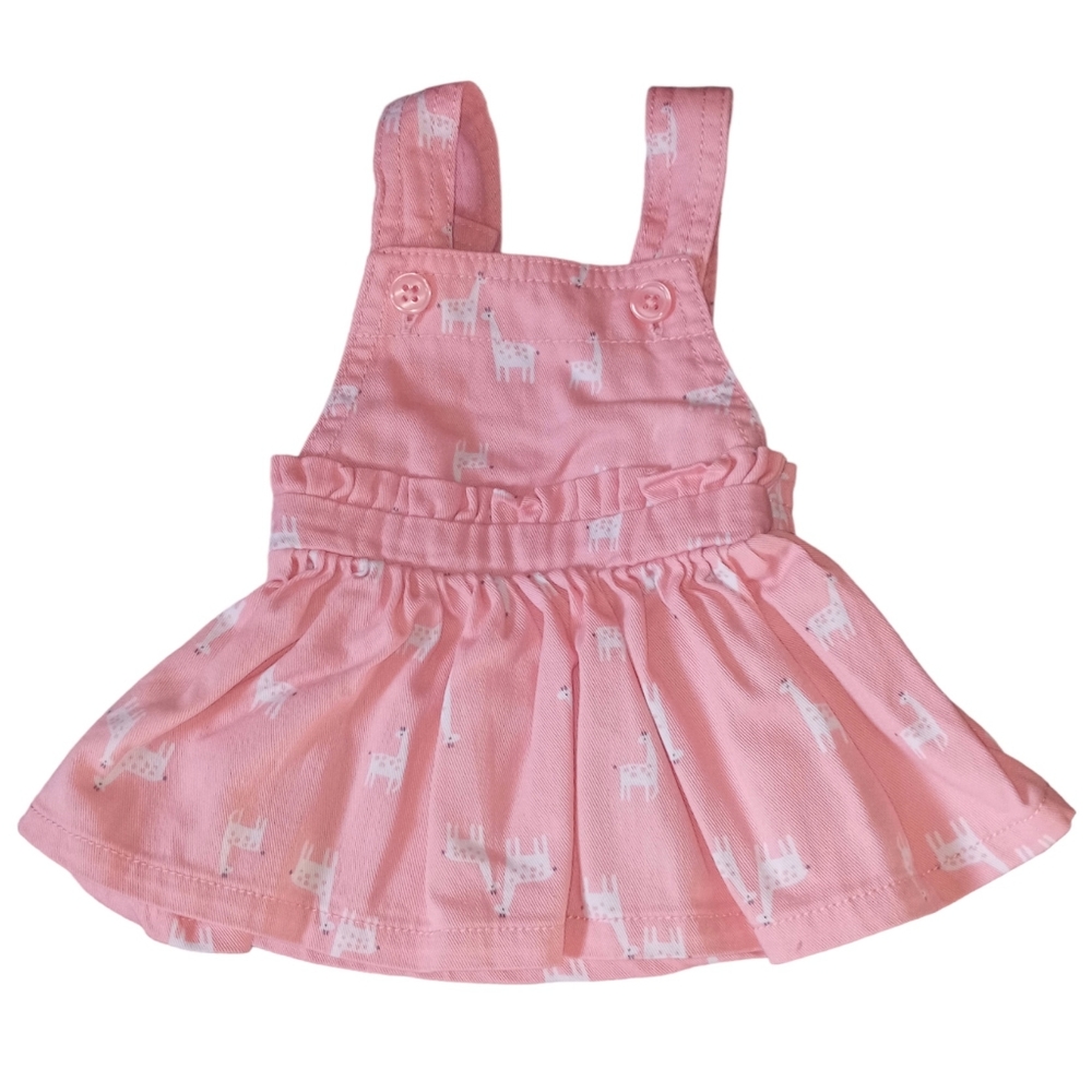 😍SALE!😍 Baby girls pink overall dress Size NB